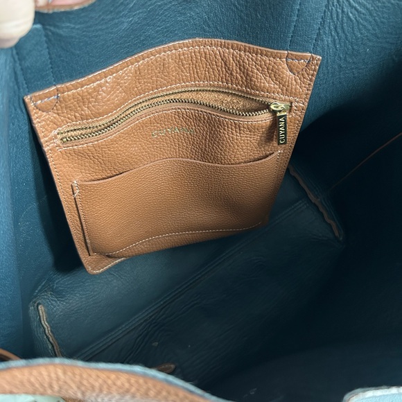 Cuyana Brown Leather Tote Bag - Picture 2 of 11